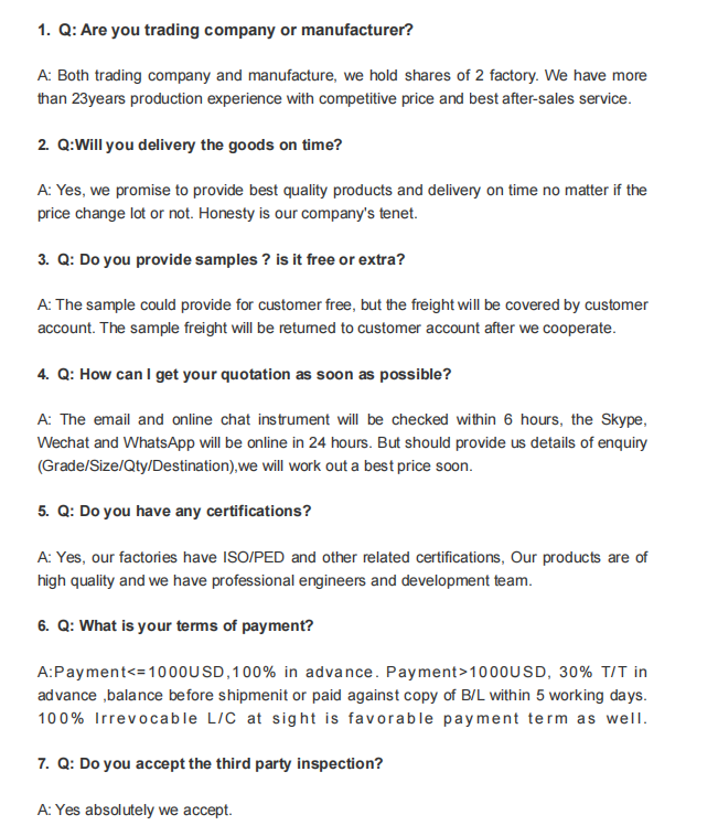 Preguntas frecuentes