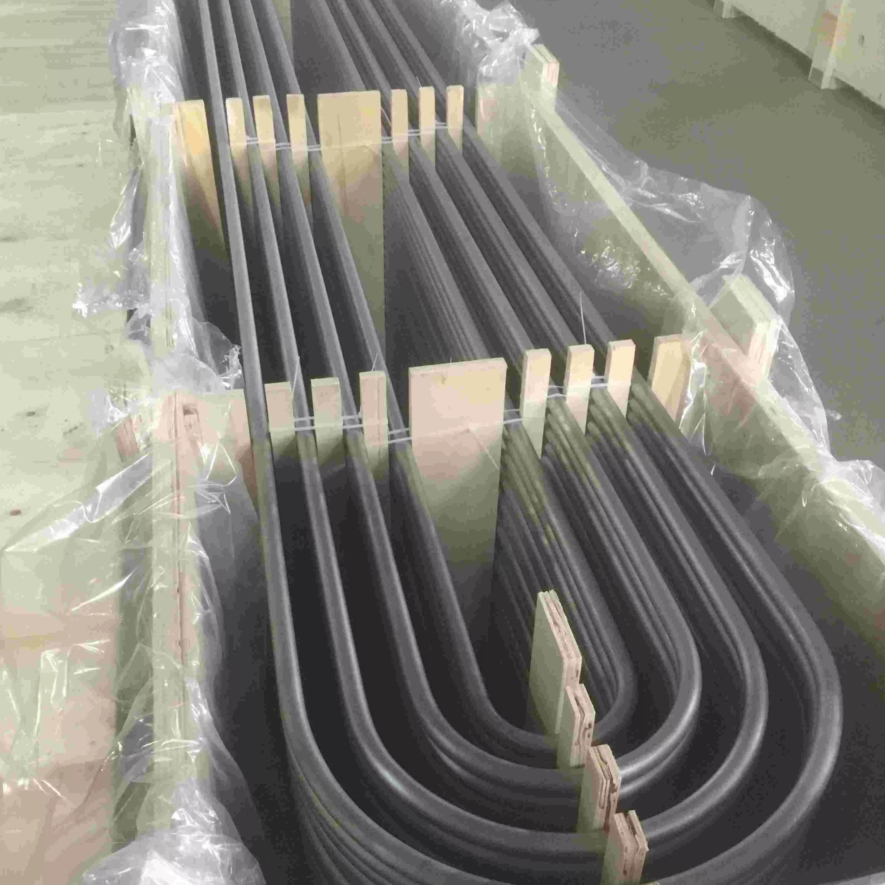  Dúplex acero inoxidable 2205 UNS S32205 31803 Super dúplex 2507 32750 tubo U sin costura 